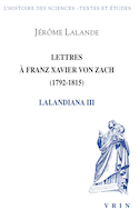 Lettres à Franz Xavier von Zach  (Le)